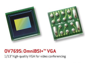 OV7695 — самый маленький датчик изображения OmniVision, предназначенный для мобильных устройств