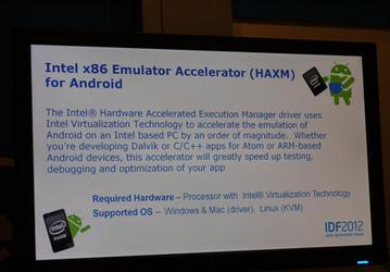 IDF 2012, выставка: HAXM и другие разработки Intel Labs