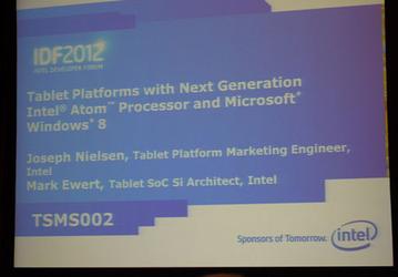 IDF 2012: примеры изделий на платформе Clover Trail