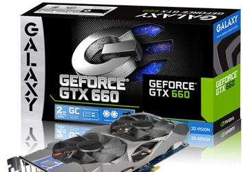 Galaxy GeForce GTX 660 GC 2GB — разогнанный вариант новой 3D-карты NVIDIA GeForce GTX 660