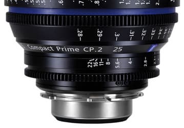 Carl Zeiss дополняет линейку светосильных объективов для кино- и видеосъемки моделью Compact Prime CP.2 25/T2.1