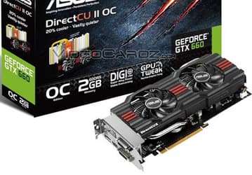 В серию ASUS GeForce GTX 660 войдет три модели