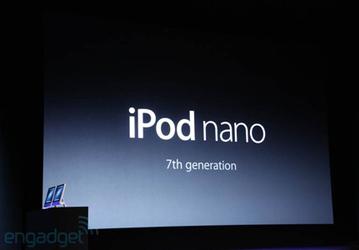 Apple представила новые iPod nano и touch