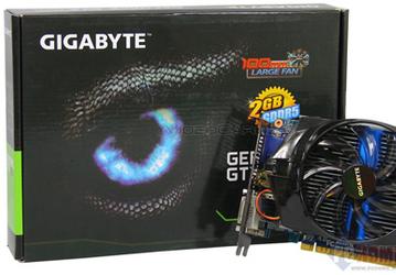 GIGABYTE оснащает видеокарту GV-N650OC-2GI на базе NVIDIA GeForce GTX 650 вентилятором диаметром 10 см