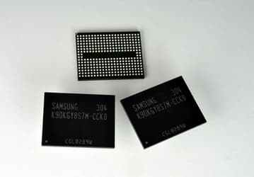 Samsung начинает серийный выпуск чипов памяти MLC NAND плотностью 128 Гбит по технологии 10-нанометрового класса