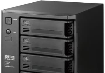 I-O Data выпускает серию хранилищ RHD4-UXRW объемом до 12 ТБ с четырьмя отсеками для сменных «картриджей» 