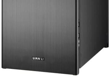 В корпусе Lian Li PC-Q28 для системных плат типоразмера Mini-ITX и Mini-DTX установлены вентиляторы типоразмера 120 и 140 мм