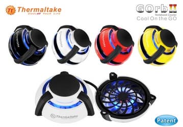 Thermaltake выпускает не совсем обычный охладитель для ноутбуков GOrb II