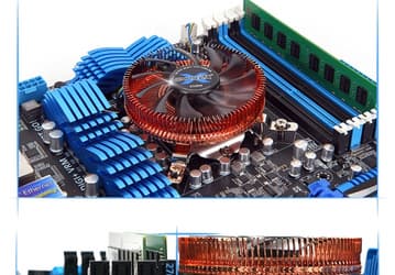 Процессорный охладитель Zalman CNPS2X весит всего 83 г