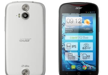 Смартфон Acer Liquid E2 использует четырёхъядерную SoC MediaTek MT6589
