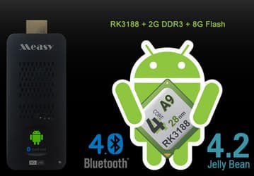 Основой микрокомпьютера Measy U4B послужила SoC Rockchip RK3188