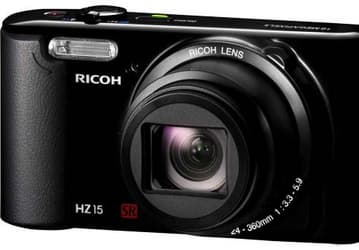 В камере Ricoh HZ15 используется датчик изображения типа CCD формата 1/2,3 дюйма 