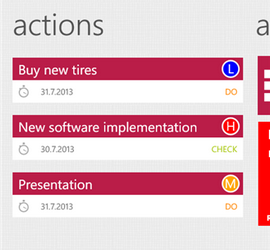 Action Plan Manager 1.0.1.0 — органайзер для Windows 8 и Windows Phone