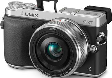 Беззеркальная камера Panasonic Lumix DMC-GX7 оснащена стабилизатором и поворотным электронным видоискателем