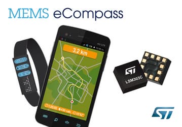 STMicroelectronics выпускает самый маленький в мире модуль электронного компаса