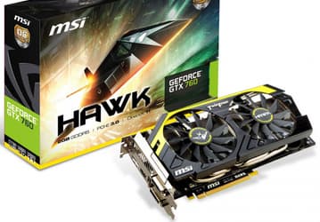 Графический процессор 3D-карты MSI GTX 760 Hawk разогнан до 1176 МГц