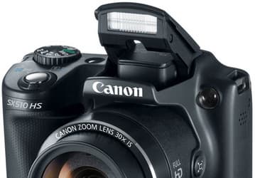 Объектив камеры Canon PowerShot SX510 HS характеризуется 30-кратным зумом