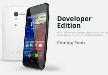 Motorola обещает скоро начать продажи смартфона Moto X Developer Edition с разблокируемым загрузчиком