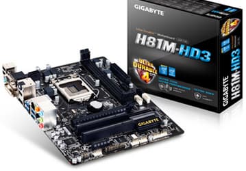 Системная плата Gigabyte H81M-HD3 может использоваться в качестве основы компьютера HTPC