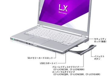 Panasonic представила ноутбук LX с 14-дюймовым экраном и массой 1,14 кг