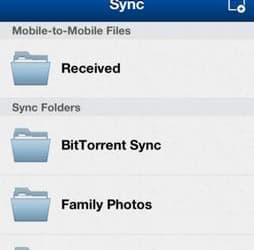 BitTorrent Sync 1.0.109 для iOS — прямой обмен файлами