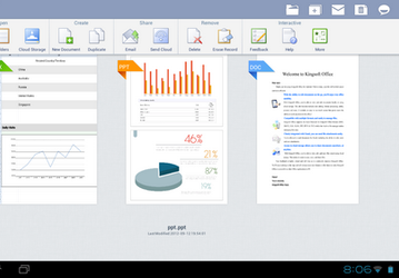 Kingsoft free Office 5.7.2 — бесплатный офис для Android 