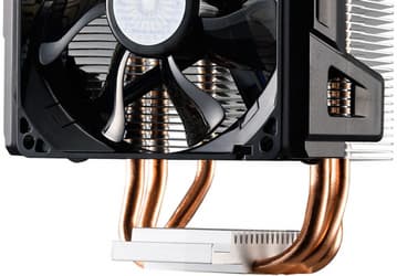 Процессорная система охлаждения Cooler Master Hyper 103 включает три тепловые трубки прямого контакта