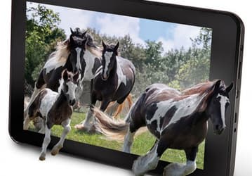 Планшетный ПК Hammacher The No Glasses 3D Tablet способен формировать объёмное изображения без использования очков