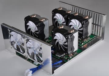 Шведская компания KnCMiner представила самый высокопроизводительный «харвестер» для добычи Bitcoin