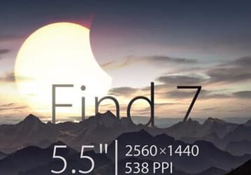 Смартфон Oppo Find 7 получит экран плотностью 538 пикселей на дюйм: разрешение 2K при размере 5,5 дюйма по диагонали 