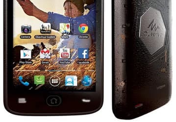 Пятидюймовый смартфон Quechua в усиленном исполнении соответствует рейтингу IP54 