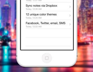 FNotes 1.5 — удобные заметки на iOS с синхронизацией