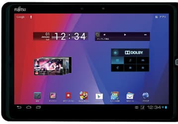 Разрешение экрана десятидюймового планшета Fujitsu Arrows Tab Wi-Fi FAR70B – 1920 х 1200 пикселей