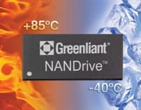 Greenliant начинает поставки встраиваемых SSD I-temp NANDrive, рассчитанных на работу при температурах от -40 °С до +85 °С