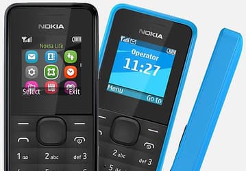 Nokia оценила телефоны 105 и 301 в 15 и 65 евро соответственно