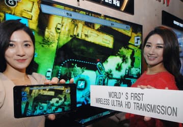 LG первой показала технологию беспроводной передачи видео формата Ultra HD