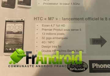 Флагманский смартфон HTC M7 поступит в продажу в Европе 8 марта по цене 650 евро