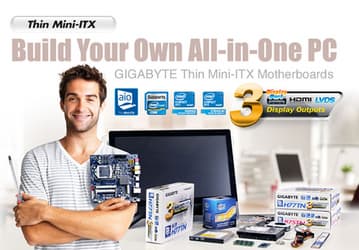 Gigabyte адресует системные платы H77TN и B75TN типоразмера Mini-ITX сборщикам моноблочных компьютеров