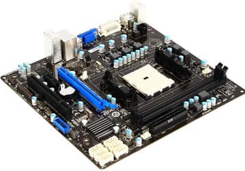 Системная плата MSI FM2-A75MA-P33 рассчитана на APU AMD в исполнении FM2 