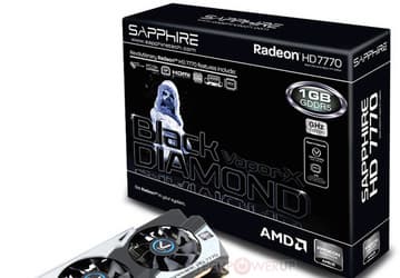 Sapphire выпускает 3D-карту Radeon HD 7770 Vapor-X Black Diamond 