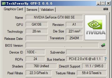 В Сети появились спецификации и первые тесты GeForce GTX 660 SE