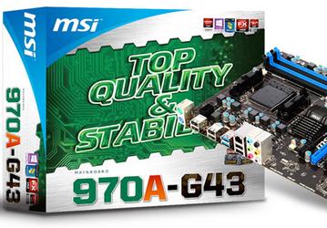 MSI 970A-G43 – бюджетная системная плата для процессоров AMD