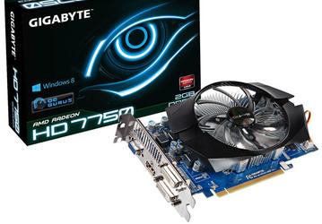 3D-карта Gigabyte GV-R775D3-2GI получила 2 ГБ памяти DDR3