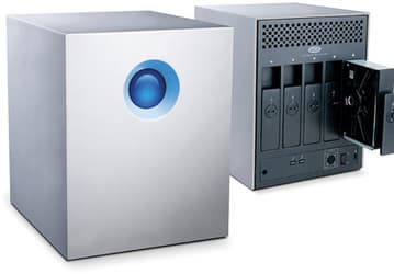 Дисковый массив LaCie 5big объемом 20 ТБ оснащен интерфейсом Thunderbolt