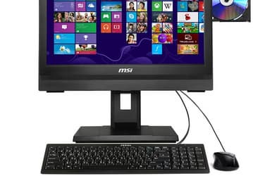 Моноблочный ПК MSI AP2021 оснащен 20-дюймовым сенсорным дисплеем