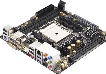 Системная плата ASRock FM2A85X-ITX оснащена семью портами SATA 6 Гбит/с и портом eSATA 6 Гбит/с 