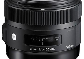 Sigma обновила объектив 30mm f/1.4 DC HSM для зеркальных камер