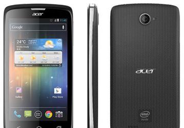 Смартфон Acer Liquid C1 построен на процессоре Intel Atom Z2420 и оснащен экраном типа IPS
