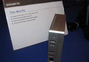 Gigabyte показала усовершенствованный вариант мини-ПК Intel NUC