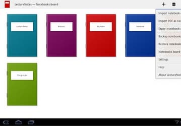 LectureNotes 2.1 для Android — рукописные заметки на планшете 